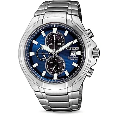 Afbeelding van Citizen Super Titanium horloge heren Blauww diameter 43 mm