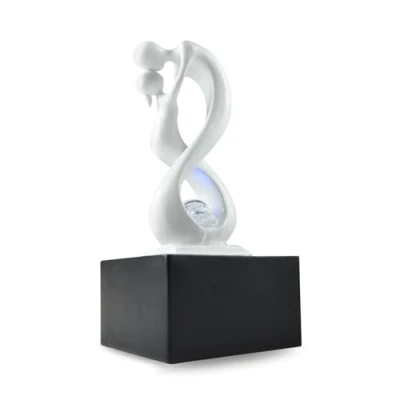 Image de Zen Light Fontaine d&#039;intérieur design éclairage LED Amor blanc et noir