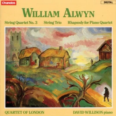 Afbeelding van William Alwyn: String Quartet No. 3; Trio; Rhapsody for Piano