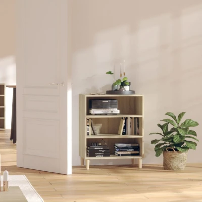 Afbeelding van Dressoir 57x35x70 cm spaanplaat sonoma eikenkleurig