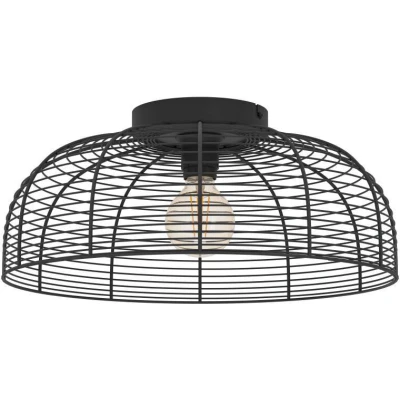 Afbeelding van EGLO Rinroe plafondlamp E27 Ø 45 cm industrieel metaal zwart