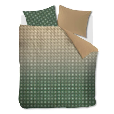 Afbeelding van Beddinghouse Alvaro dekbedovertrek Groen 2 persoons (200 x 200/220 cm)