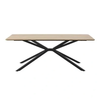 Afbeelding van Giga Living Eettafel Eiken 160x90x75cm Kruispoot Cesura