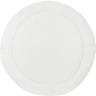 Afbeelding van Meyco Baby Bouclé boxkleed rond offwhite ⌀95cm