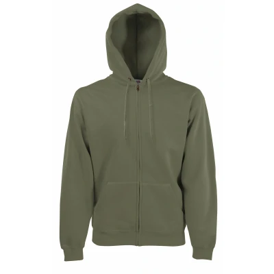 Afbeelding van Fruit of the Loom Herren Kleding Sweatshirts en Hoodies Capuchontruien Groen M