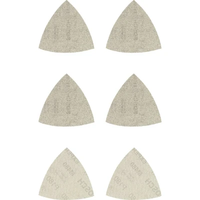 Afbeelding van Bosch Accessories EXPERT M480 2608901204 Schuurnetset Geperforeerd Korrelgrootte 80, 120, 180, 180 (l x b) 93 mm 6 stuk(s)