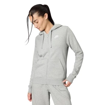 Afbeelding van Nike Sportswear NSW CLUB FLC FZ STD Sweater met rits, Maat: XS, Grey heather