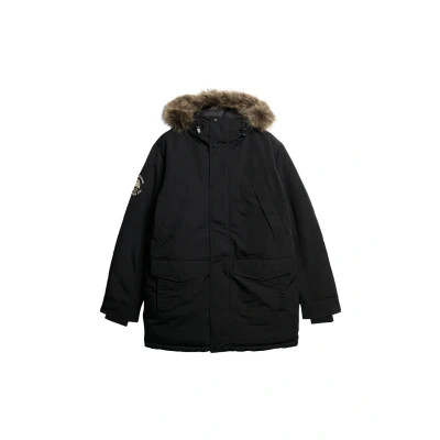 Afbeelding van Superdry Everest Winterjas, Heren, Maat: Medium, Jet black