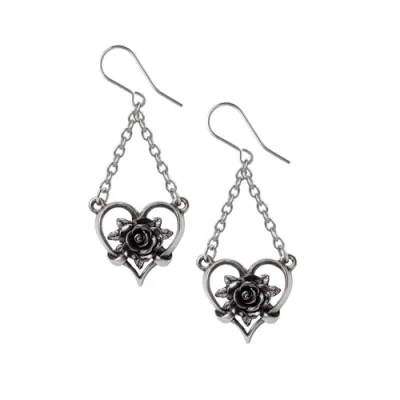 Afbeelding van Alchemy Heart of Blackness Oorbellen Zilverkleurig