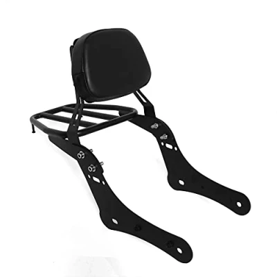Afbeelding van Afneembare passagiersrugleuning voor Kawasaki Vulcan S 650 VN650 2015 2016 2017 2018 2019 (met bagagedrager)