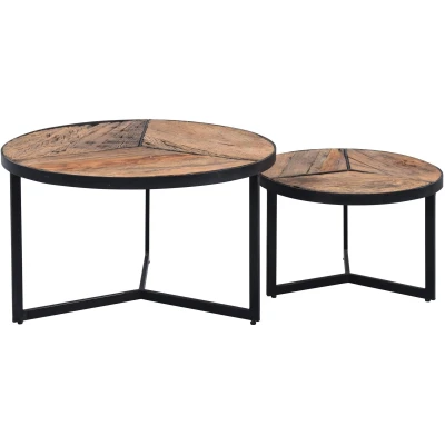 Afbeelding van M2 Kollektion Oxford Ronde Salontafel Set