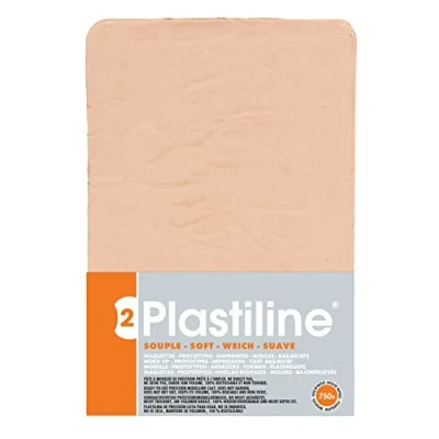 Afbeelding van Plastiline® 7250T boetseerklei, hoge precisie, modelleren, vormen, hardheid 2 (zacht), 750 g, roze van Napels. Gemaakt in Frankrijk