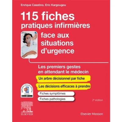 Image de 115 fiches pratiques infirmières face aux situations d&#039;urgence