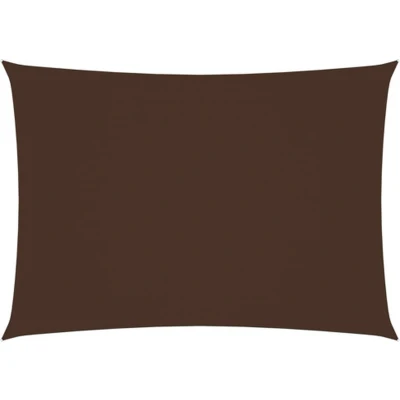 Afbeelding van Zonnescherm rechthoekig 4x6 m oxford stof bruin