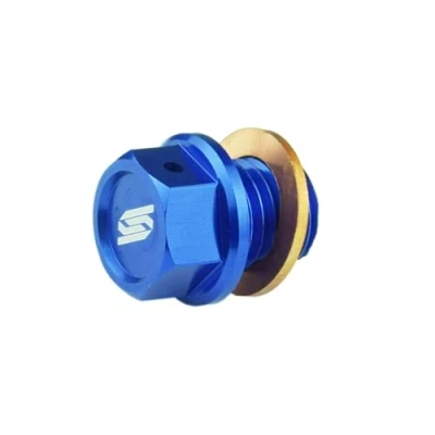 Afbeelding van SCAR Olie uitlaatstop compatibel met KTM SX SXF EXC TPI EXCF 50 65 85 125 150 250 300 350 450 500 HUSQVARNA TC TE TEi TX FE FC FX FS GASGAS MC MCF EC ECF EX EXF 00 233 Blauw