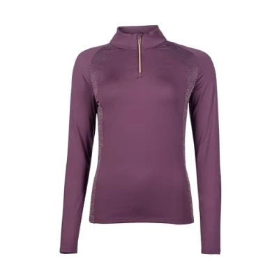 Afbeelding van HKM Functioneel Shirt Basil Donkerbruin S