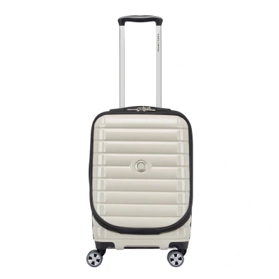 Afbeelding van Delsey Paris Shadow Rollen Kabinentrolley Laptopfach MIT Dehnfalte Trolley, Maat: One Size, Elfenbein