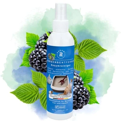 Afbeelding van Geurvernietiger 250 ml enzymreiniger tegen slechte geuren zoals kattenurine/hondenurine voor kooien/kennels/dierentoilet Blackberry