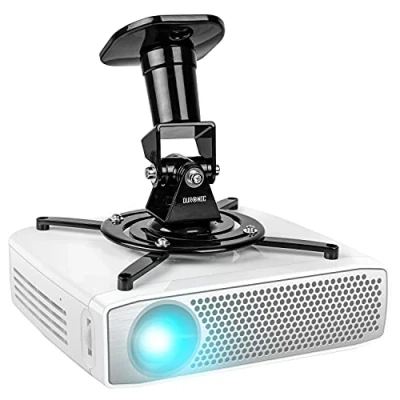 Afbeelding van Duronic PB01XB Beamerhouder voor plafond, 360 draaibaar, 180 kantelbaar en maximale belasting 10 kg, ideaal thuisbioscoop, presentaties, conferenties