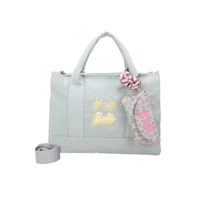 Afbeelding van Fritzi aus Preussen Malibu Barbie Washed Tote Bag voor dames, fris blauw, Bue, L