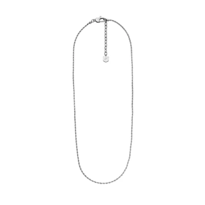 Afbeelding van Fossil Ketting, Heren, Maat: One Size, Silver
