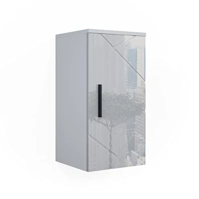 Afbeelding van Vicco Badkamerkast Irma, Wit Hoogglans, 30 x 59 cm