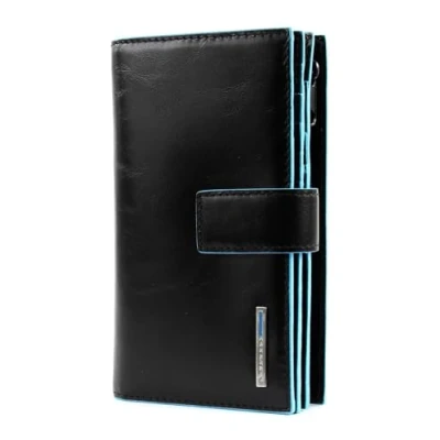 Afbeelding van Piquadro BLUE Square Portemonnee, Dames, Maat: One Size, Black