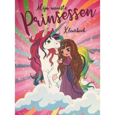 Afbeelding van Mijn Mooiste Prinsessen Kleurboek, 96pag.
