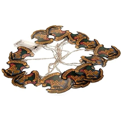 Afbeelding van Harry Potter Hogwarts lichtsnoer en decoratieve slingers