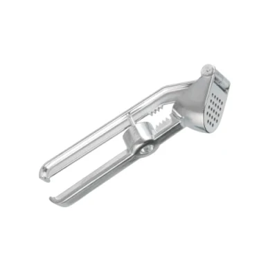 Afbeelding van Fackelmann 45606 3 in 1 knoflookpers, ontpitter, notenkraker, kersen en olijvenontpitter, aluminium, zilver, 15,5 x 4,7 3,2 cm