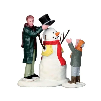 Afbeelding van Sharp dressed snowman set of LEMAX