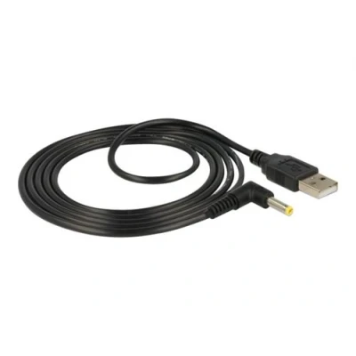 Image de Delock Câble d&#039;alimentation / USB (M) pour DC jack de 40 mm x 17 incliné 5 V 1.5 m