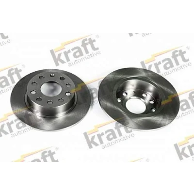 Afbeelding van KRAFT Remschijf VOLKSWAGEN: Caddy 3, Golf Plus / Crossgolf, SEAT: Leon II Hatchback 255, 253,0mm 10,0mm 5 volledig 6050260 1K0615601AB