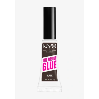 Afbeelding van Nyx Professional Makeup THE BROW GLUE Instant Styler Wenkbrauwgel Black Brown, Dames, Maat: 5 g, brown