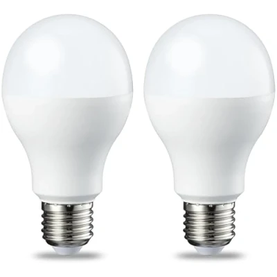 Afbeelding van Amazon Basics LED E27 Edison schroef, 14 W (komt overeen met 100 W), warm wit, 2 stuks