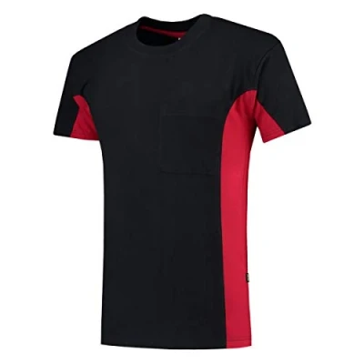 Afbeelding van Tricorp T Shirt Workwear 102002 190gr Marine/Rood Maat 4XL