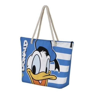 Afbeelding van Donald Duck Sailor Soleil strandtas, Blauw, 52 x 37 cm, één maat, zon, marine, Zon strandtas zee