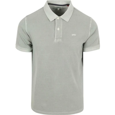Afbeelding van McGregor Piqué Polo Grijs Groen maat XL heren met Regular fit Pasvorm Katoen Suitable Herenkleding Poloshirt