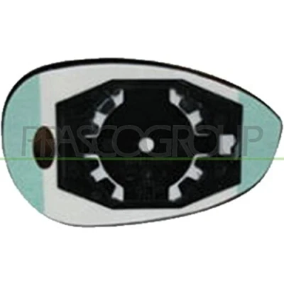 Afbeelding van PRASCO FT0307523 Spiegelglas rechts FIAT: Punto Evo Hatchback, 500 C Convertible, ABARTH: / 595 695 Hatchback