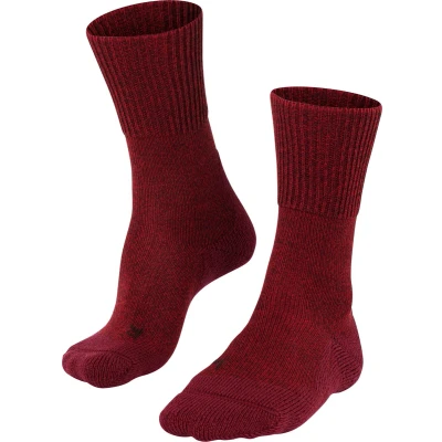 Afbeelding van FALKE TK1 Wool Wandelsokken anti blaren, maximale padding merinowol sportsokken dames rood Maat 39 40