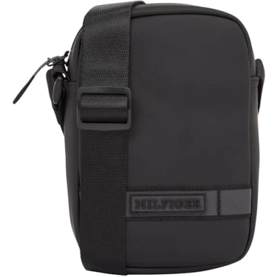 Afbeelding van Tommy Hilfiger Monotype MINI Reporter Unisex Schoudertas, Maat: One Size, Black