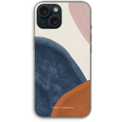 Afbeelding van Case Company® hoesje geschikt voor iPhone 15 Geo #1 Soft Cover Telefoonhoesje Bescherming aan alle Kanten en Schermrand