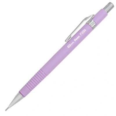 Afbeelding van Pentel P205 97V Automatisch vulpotlood, pastelbloemenserie, krokus (pastelpaars), eenvoudig
