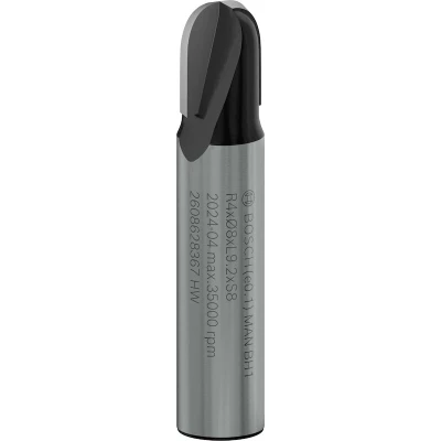 Image de BOSCH 2608628367 fraise à profil semi circulaire 8 mm, R1 4 D L 9,2 G 40 mm