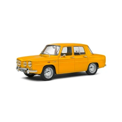Afbeelding van 1968 Renault 8S modelauto 1:18 geel Solido