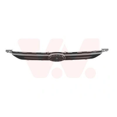 Afbeelding van VAN WEZEL 1801514 Grille Auto zwart, Glanzend