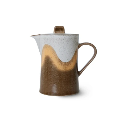 Afbeelding van HKliving 70&#039;s Peat Theepot 1 Liter Lichtgroen