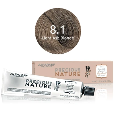 Afbeelding van Alfaparf Precious Nature Ammonia Free Permanent Hair Color 8.1 60 ml