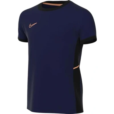 Afbeelding van Nike Performance Unisex Sport Tshirt voor kinderen, Maat: 128 140, Blue void/black/orange pulse