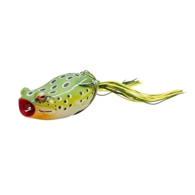 Afbeelding van Savage Gear Hop Popper Frog Floating Black 5.5cm 15g Softbait Zwart